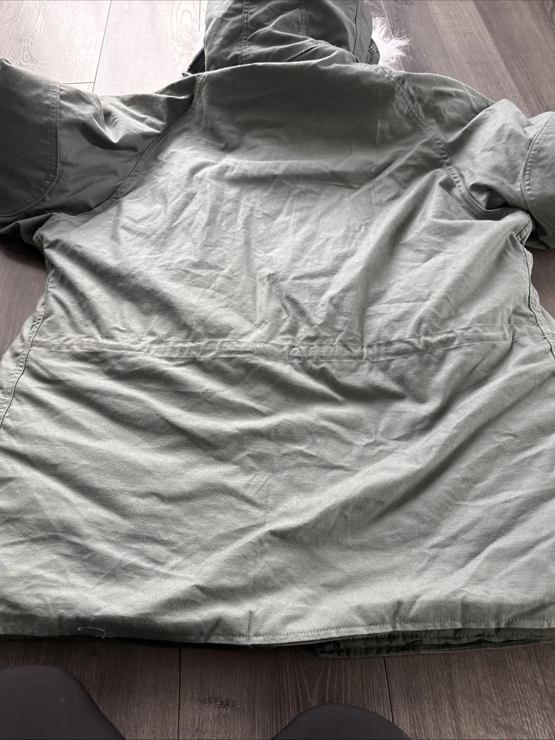 90s 미공군 납품용 그린브라이어 인더스트리 N-3B 파카 세이지그린 상품이미지9