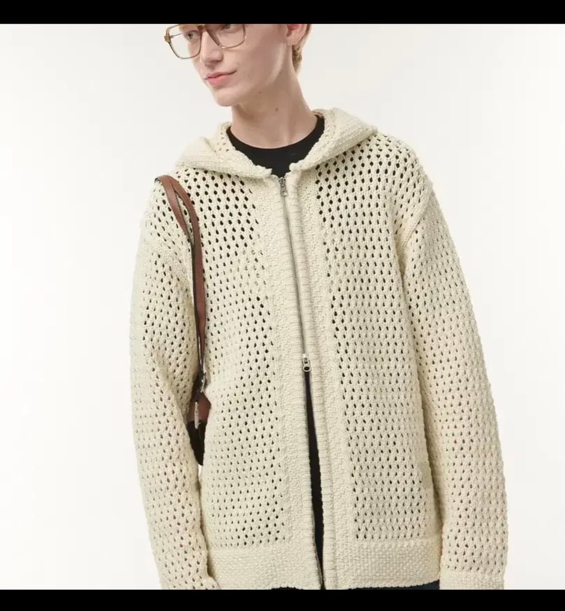 세터 헤비 코튼 메쉬 후드 집업 상품이미지2