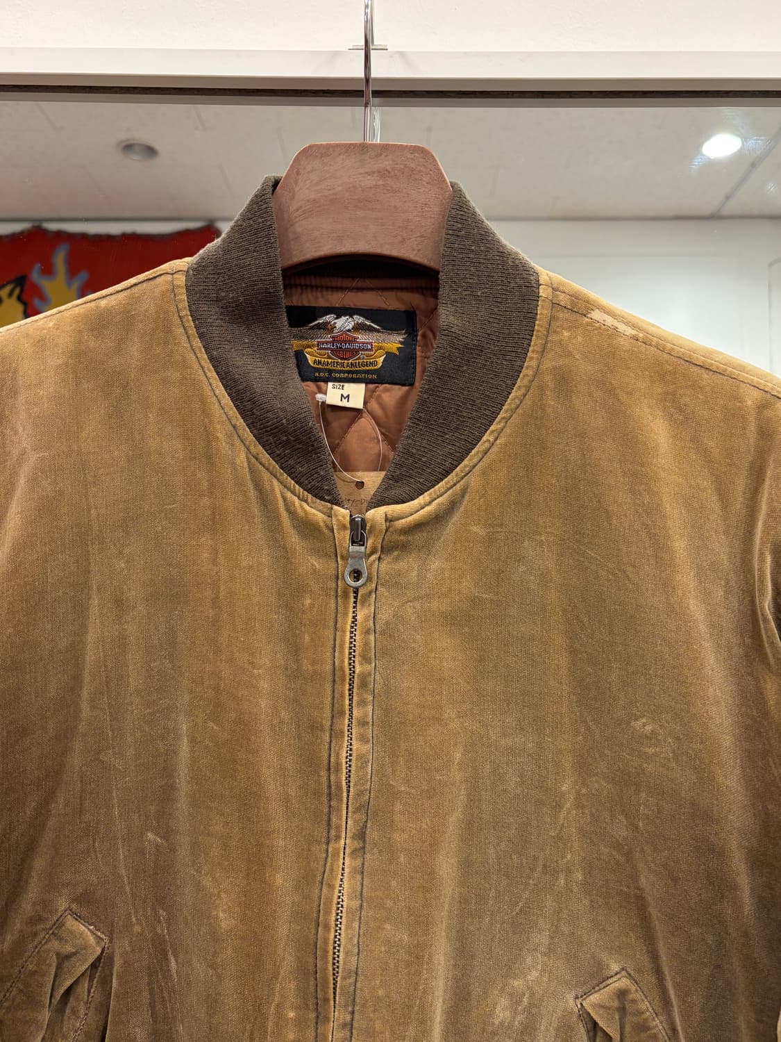 Harley-Davidson 할리데이비슨 아메리칸 이글 벨뱃 자수 자켓 상품이미지2