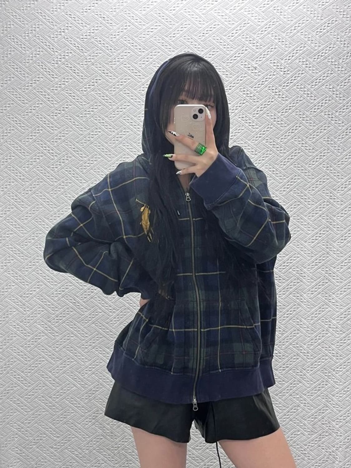 폴로 랄프로렌 빅포니 하이틴 블랙와치 타탄체크 자켓 XXL C08567 상품이미지1