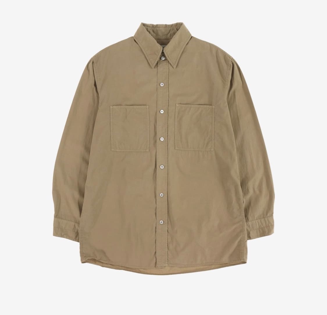 르메르 더블 포켓 코튼 셔츠 카멜 / 46 상품이미지1