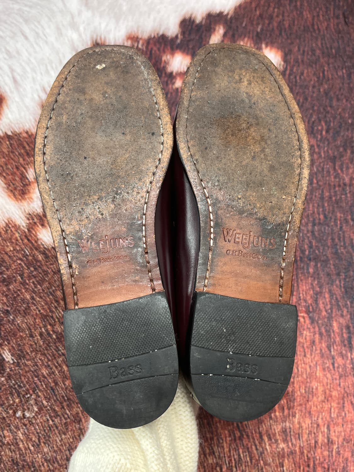 [270] G.H.BASS 바스 larson 페니 로퍼 버건디 상품이미지5