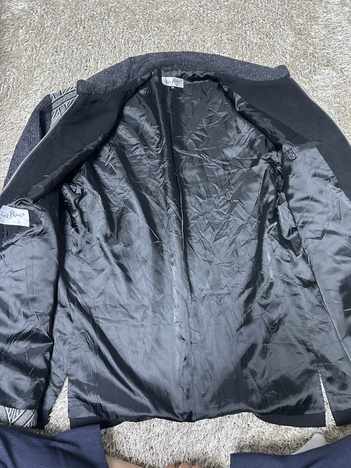 일제 니트 집업 사이즈 110 상품이미지5