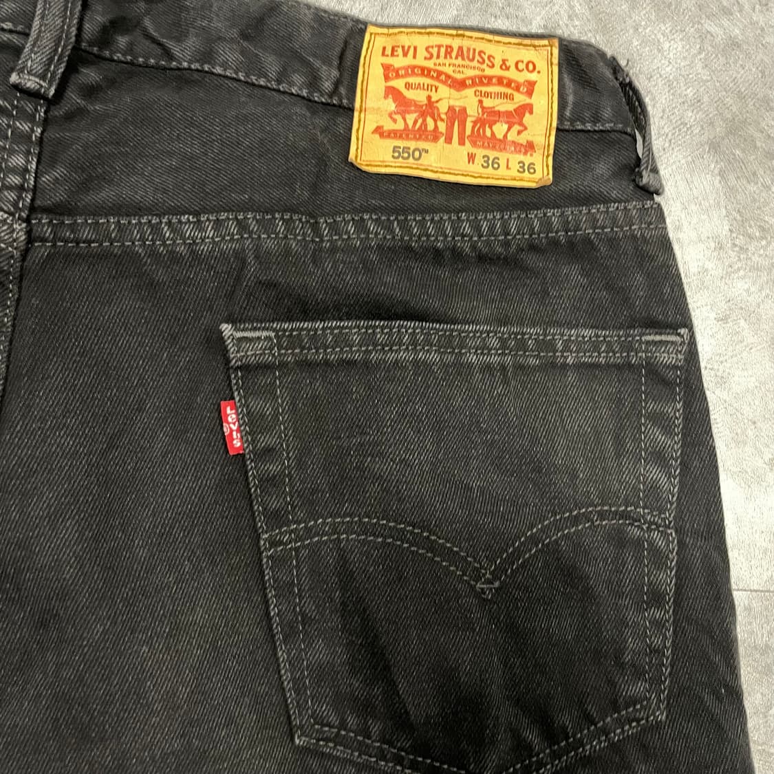 Levis550 블랙진 (36X36) 상품이미지3
