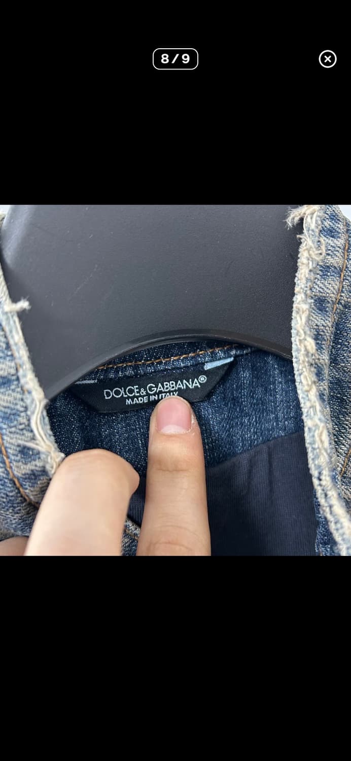 돌체앤가바나 바이커데님자켓 상품이미지4