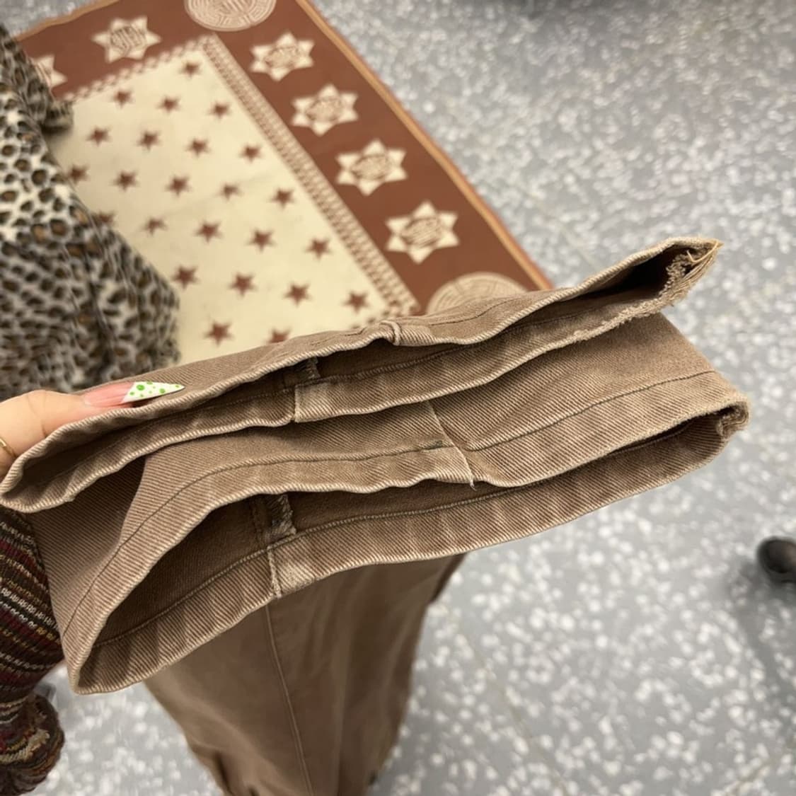 콜럼비아 빈티지 모던 캐주얼 핀턱 치노 면바지 33인치 C09105 상품이미지7