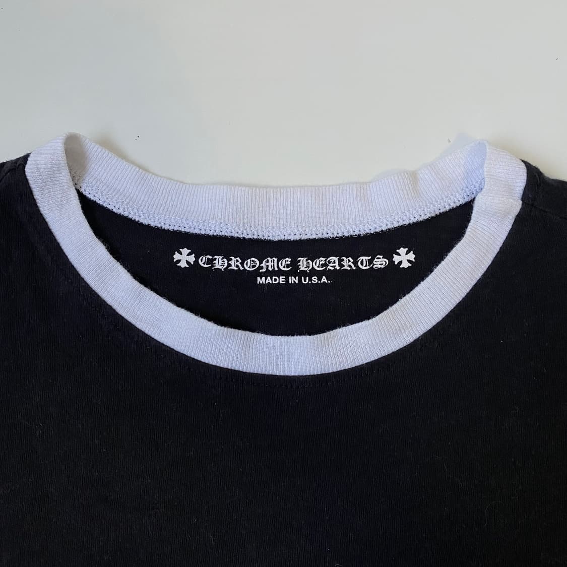 [M] 크롬하츠 롤러스케이트 홀스슈 티셔츠 블랙 상품이미지3