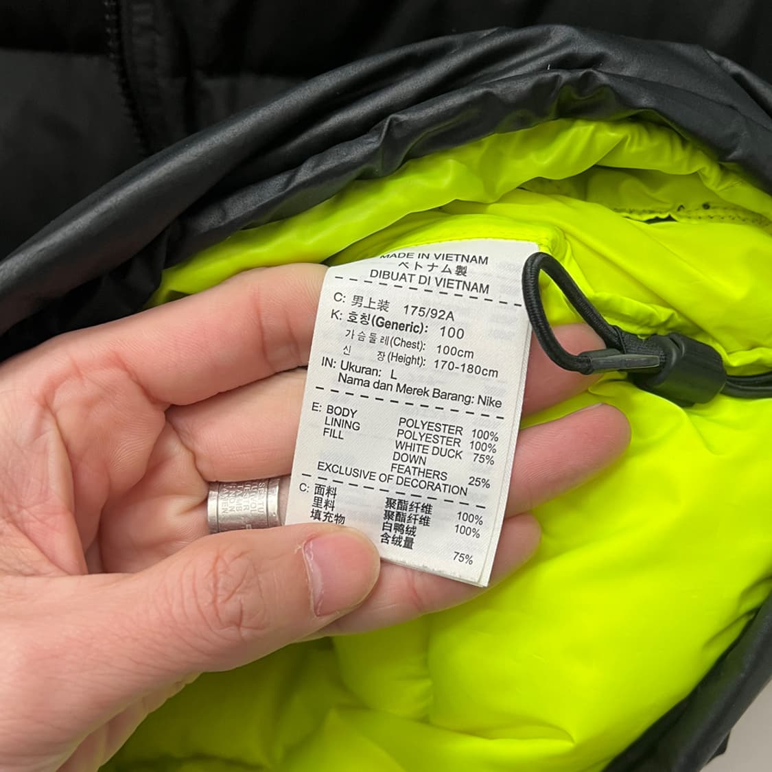 아디다스 550 얼라이언스 덕다운 패딩 베스트 조끼 L 상품이미지4