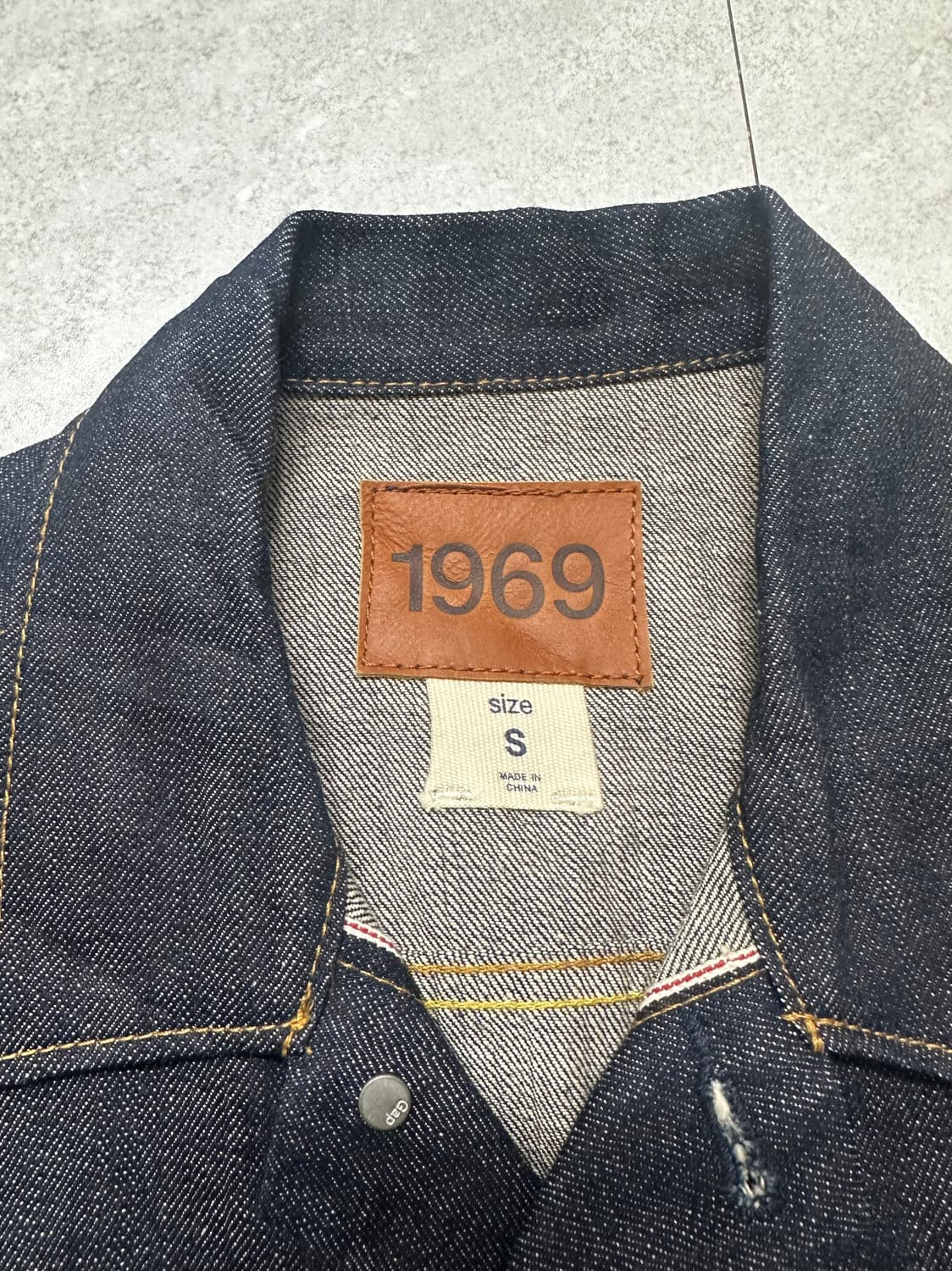 Gap 1969 50주년 기념 셀비지 트러커 자켓 웨스턴 데님셋업 상품이미지3