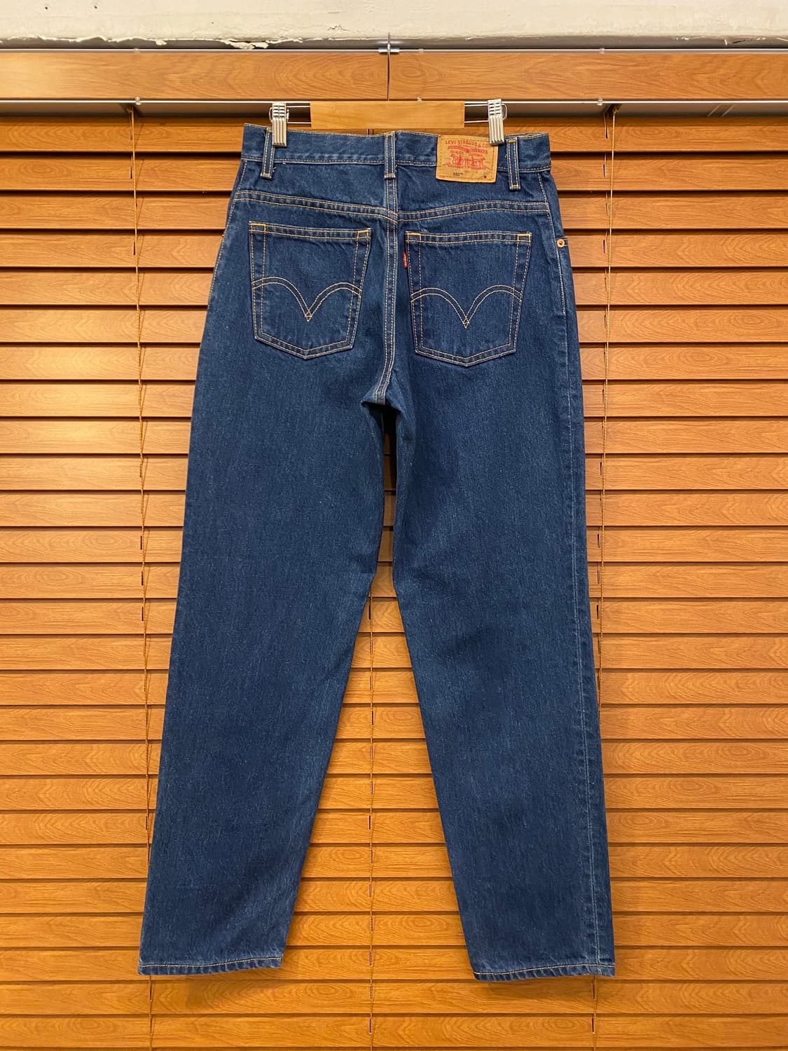 빈티지 리바이스 550 진청 테이퍼드진 상품이미지2