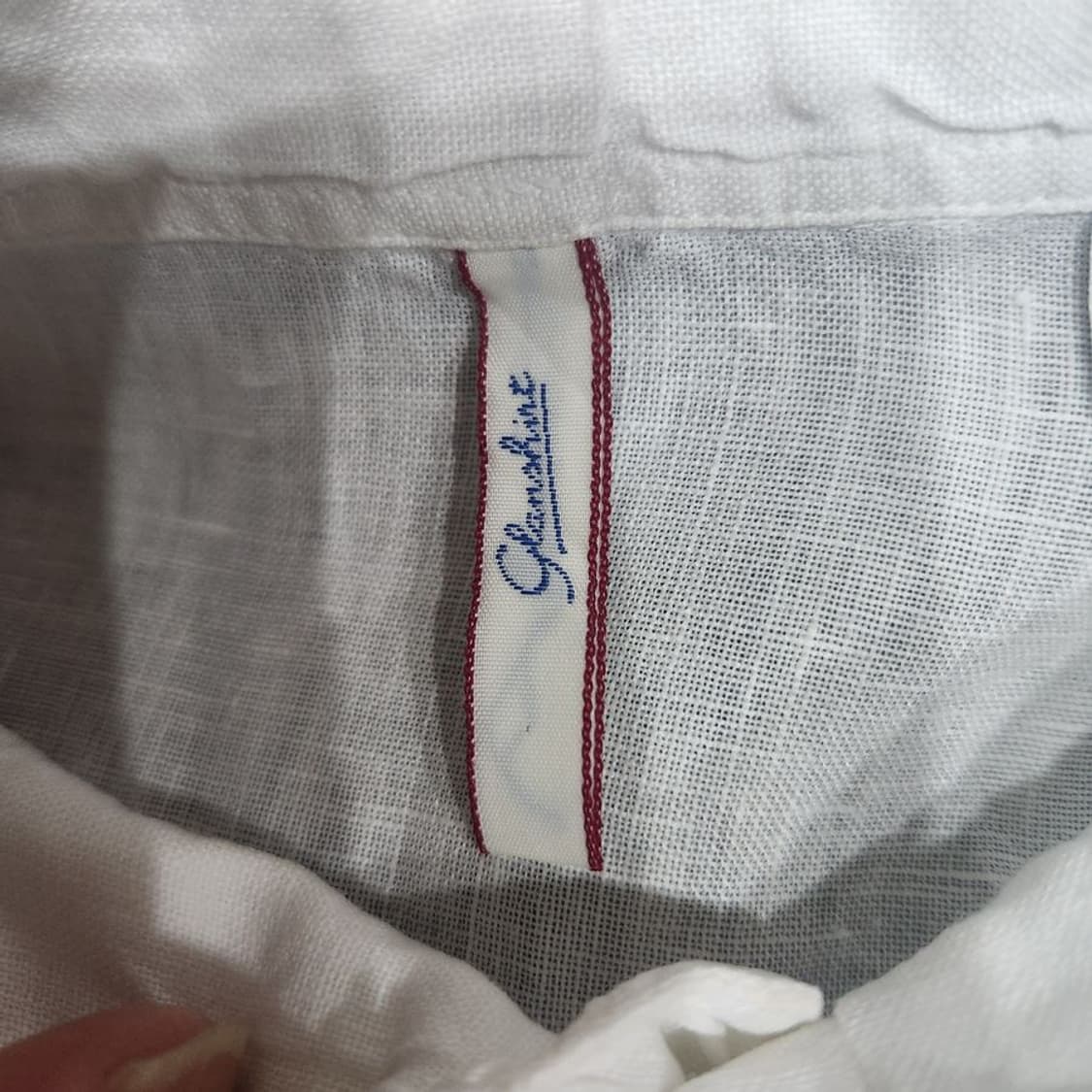 [남38(M)]글랜셔츠 하프버튼 린넨 셔츠[Y64-173] 상품이미지8