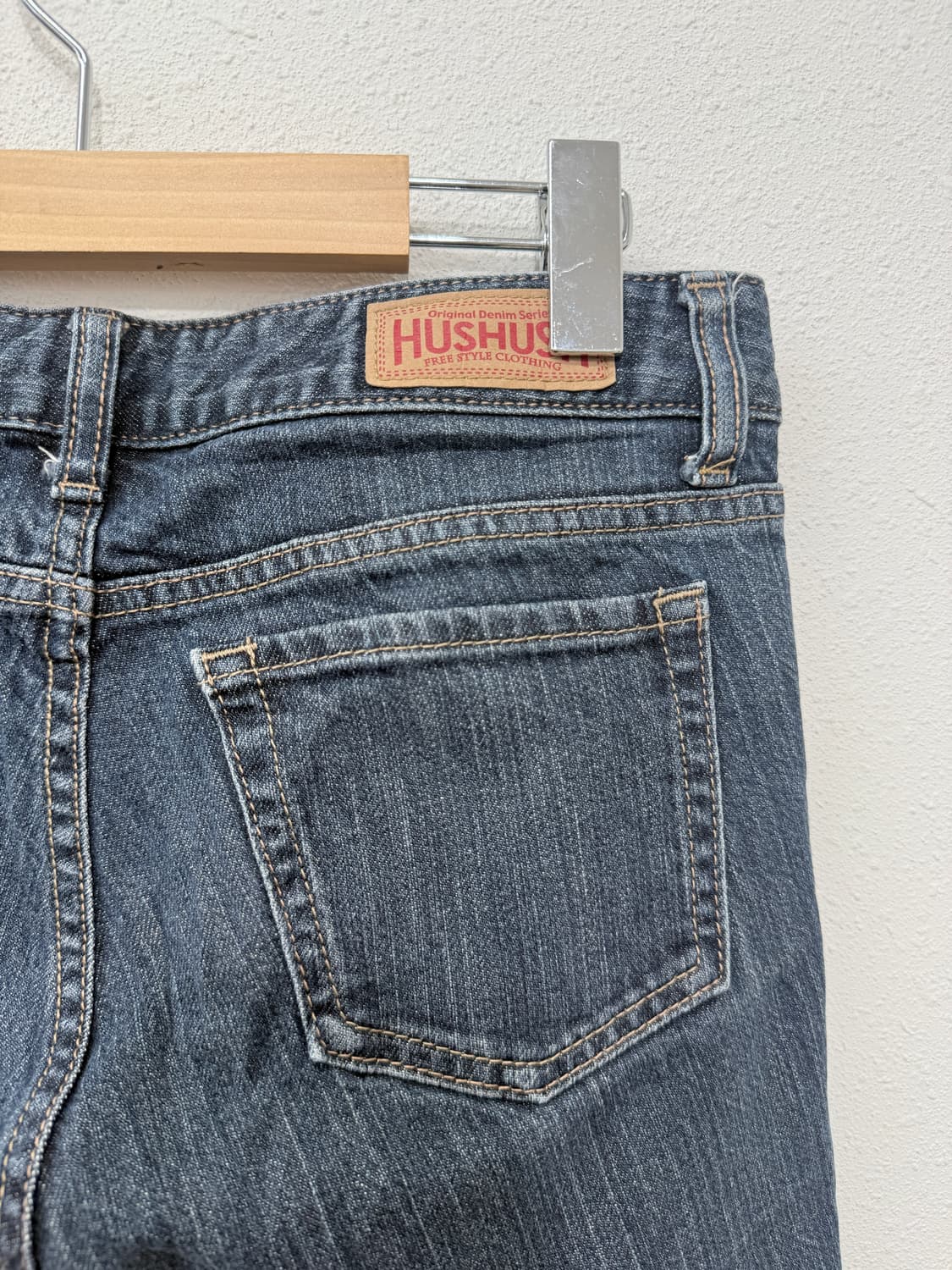 빈티지 Hushush 데님 카프리 팬츠 상품이미지4