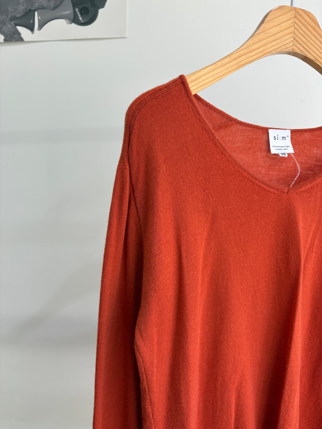 SI:M (Made in Japan) 브이넥니트 상품이미지3