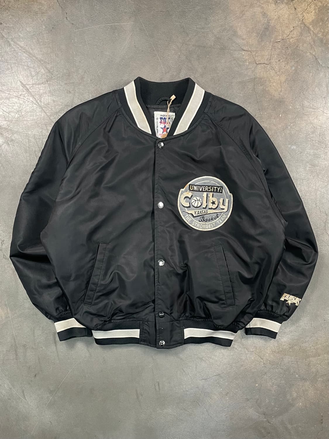 빈티지 스펠아웃 바시티 자켓 상품이미지5