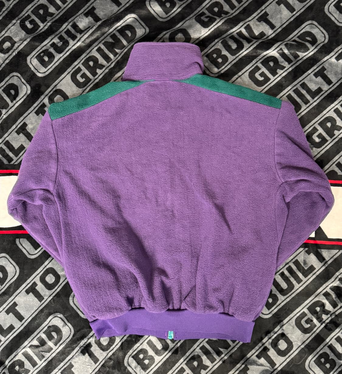 컬럼비아 플리스 집업 퍼플 그린 상품이미지2