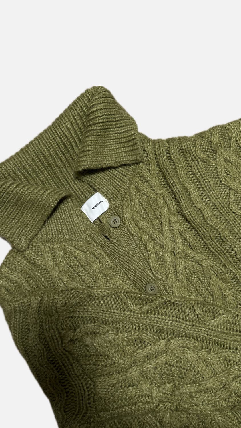 몽돌 니트 (올리브) 상품이미지3