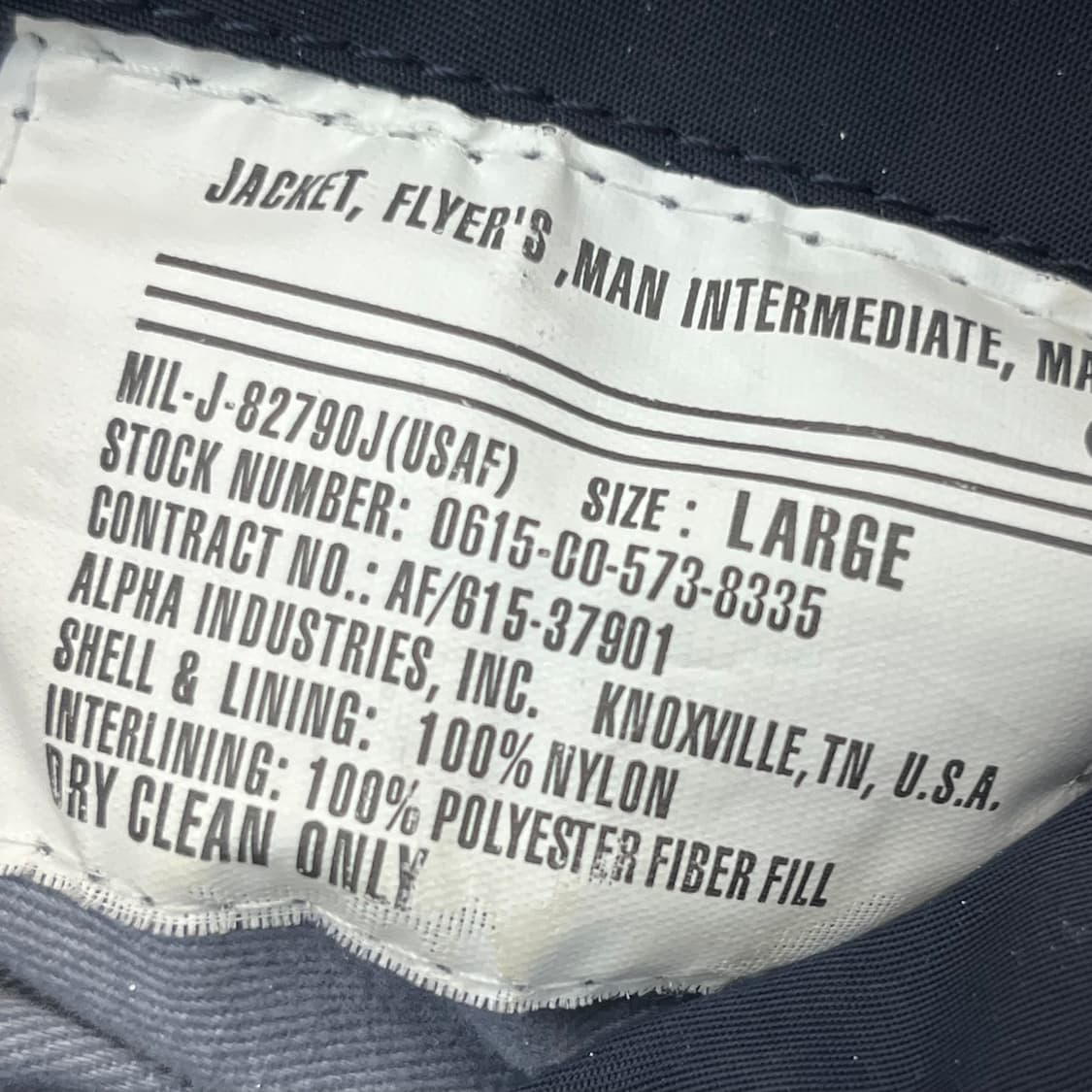 알파인더스트리 남성 리버시블 ma-1 (L) 상품이미지5