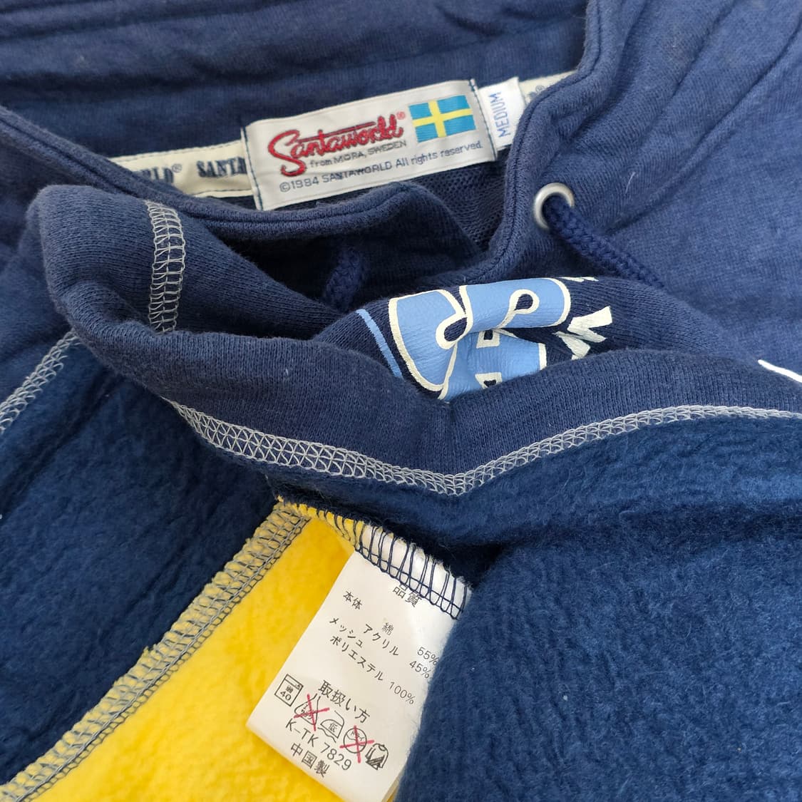 산타월드 스웨덴일본빈티지) 80s90s 올드스쿨 기모 스웻셔츠맨투맨 상품이미지3