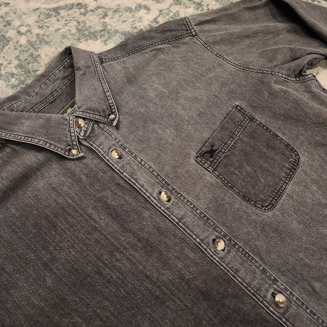 에디바우어 블랙데님셔츠 상품이미지3