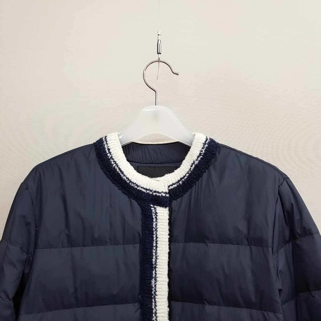 마쥬 MAJE 2021 배색 트위드 포켓 구스 패딩 1사이즈 상품이미지2