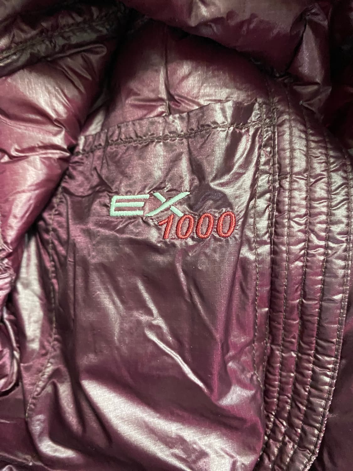 몽벨 ex1000 경량 패딩 여성 90 <534> 상품이미지5