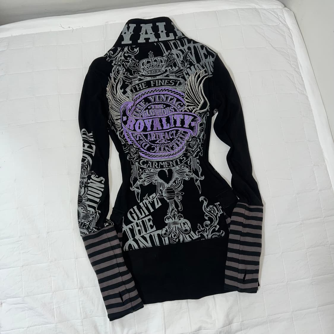 {Glitz} punk y2k long zip up 상품이미지4