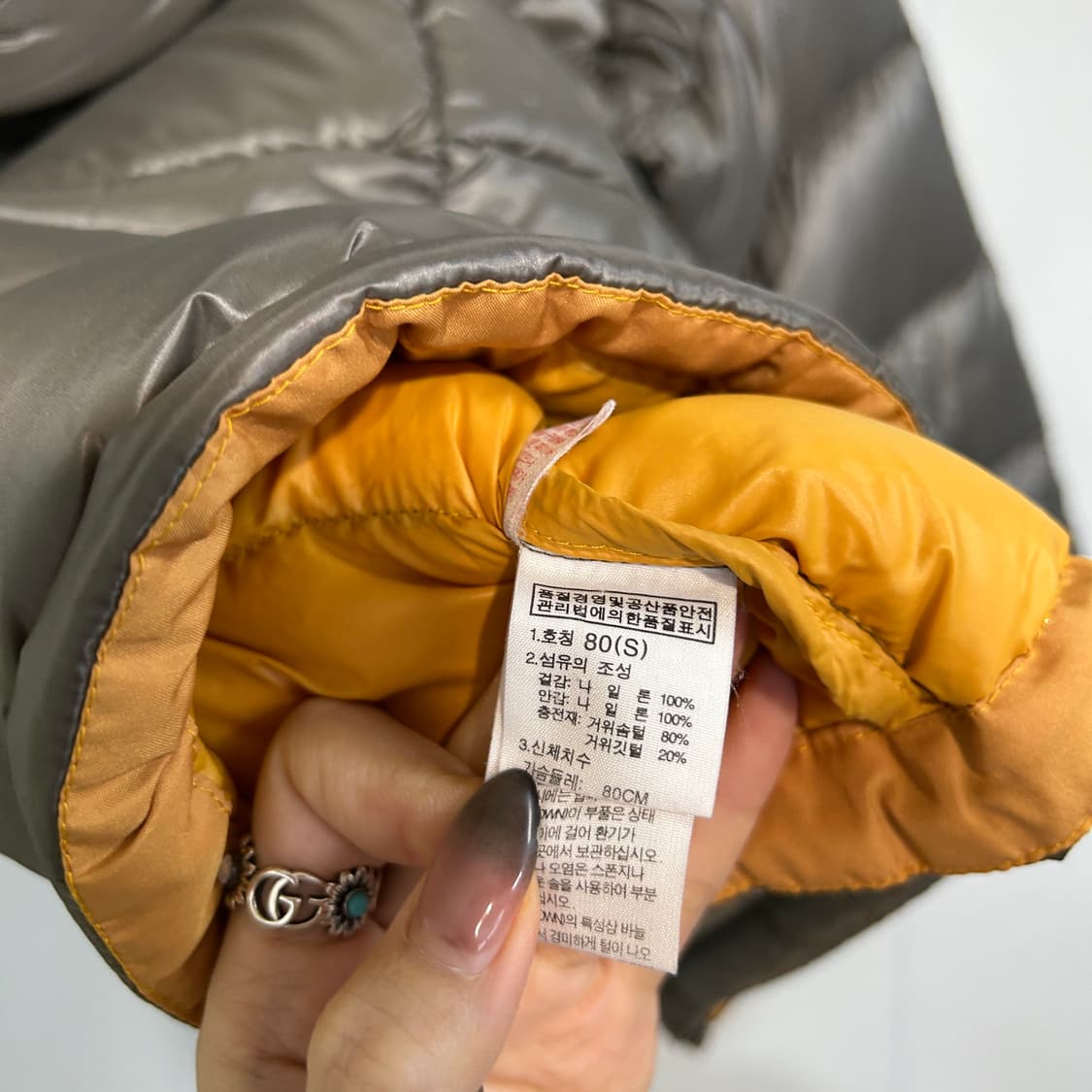 노스페이스 여성 700 패딩 S 55 구스다운 상품이미지3