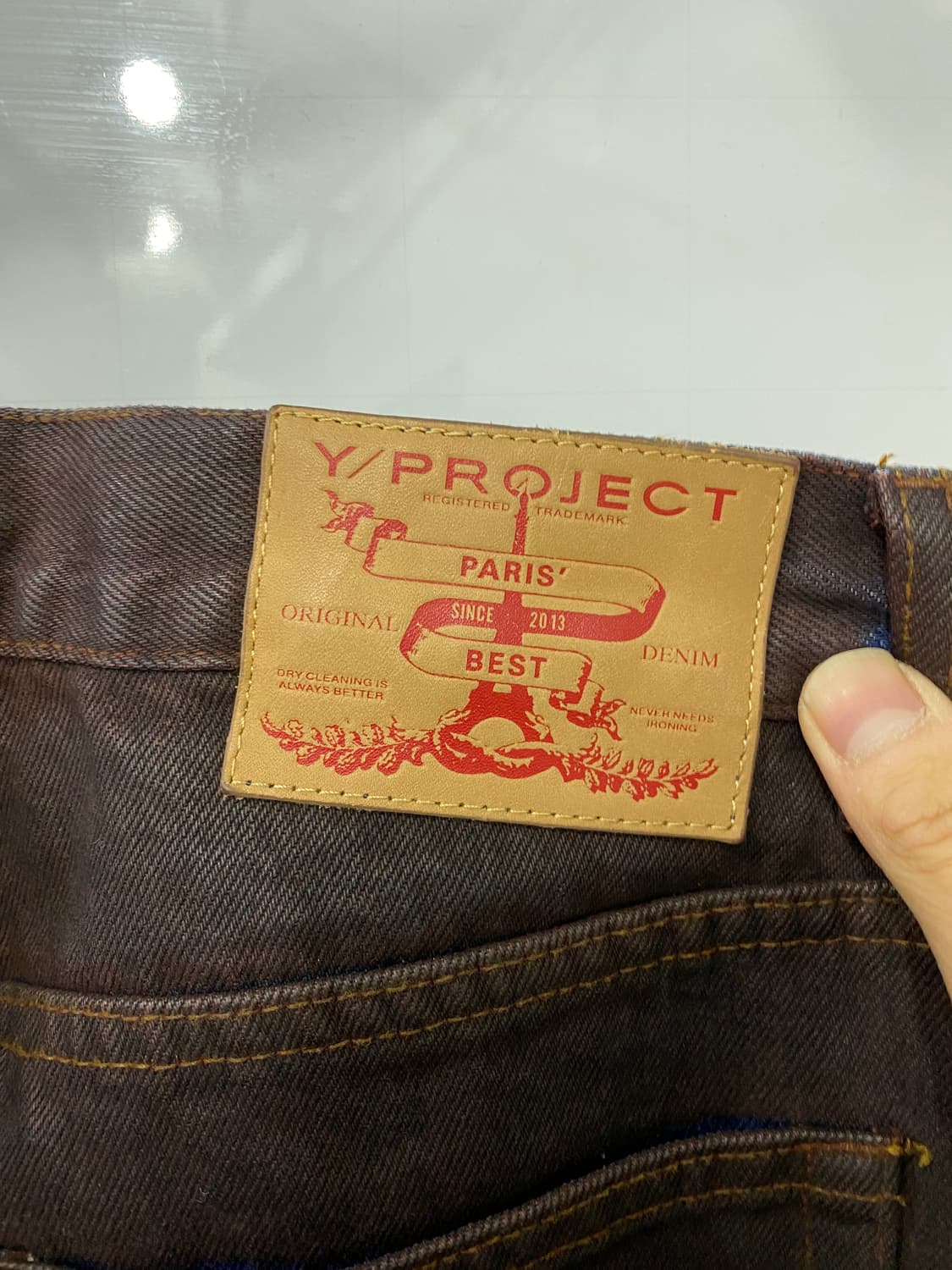 와이프로젝트 스냅 패턴 데님팬츠(31) 상품이미지7