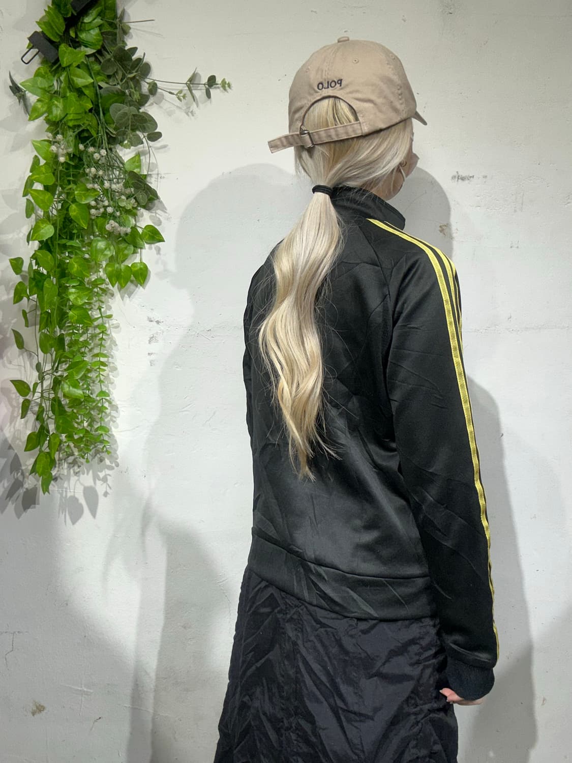 아디다스 블랙 골드 삼선 트랙탑 져지 M 상품이미지3