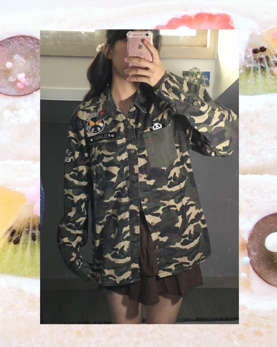 판다이스타 pandiesta japan 카모플라쥬 셔츠 상품이미지4