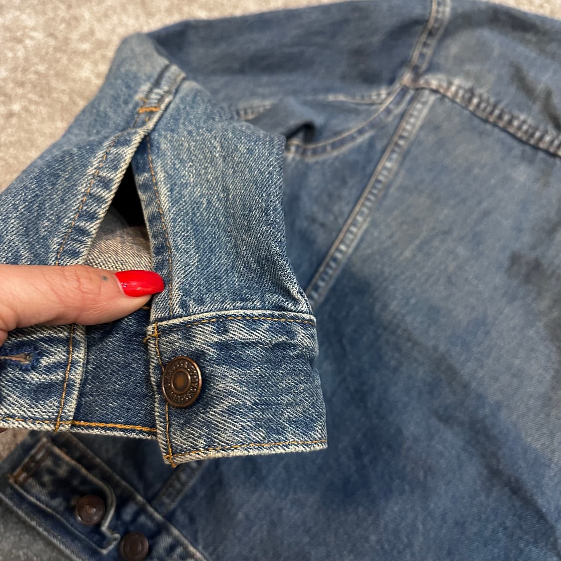 리바이스 3세대 중청 트러커 자켓M 상품이미지5