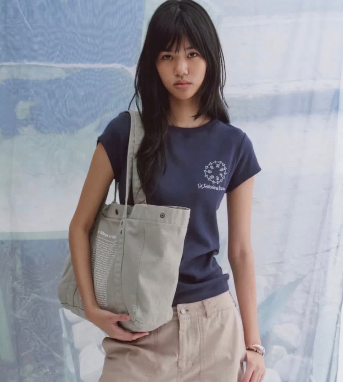 웰빙익스프레스 PEACE Pigeon Tee Navy m 상품이미지1
