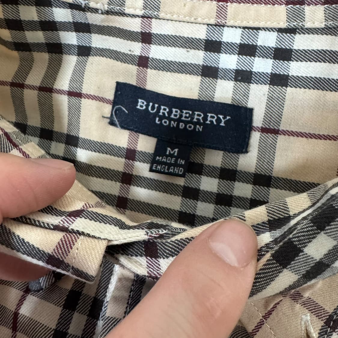 버버리 노바 체크 셔츠 상품이미지3