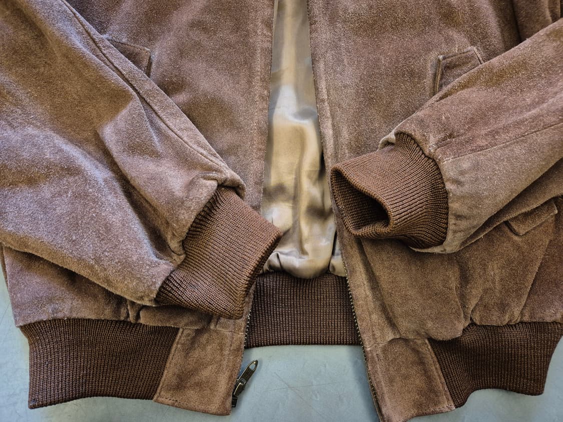 80s Golden bear 스웨이드 해링턴 자켓 상품이미지4