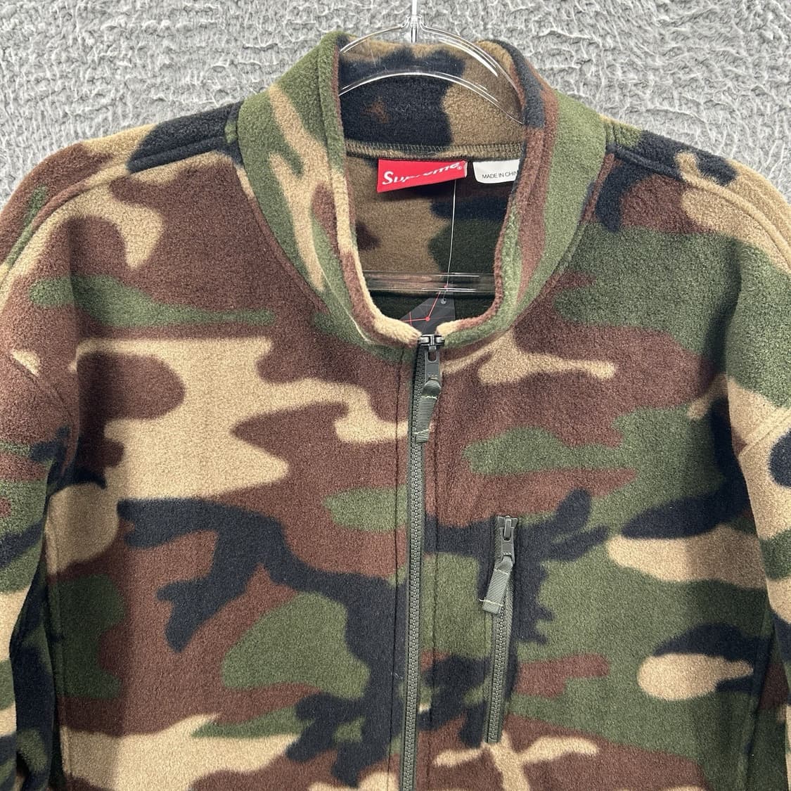 22FW 슈프림 폴라텍 집 자켓 우드랜드 카모 상품이미지2