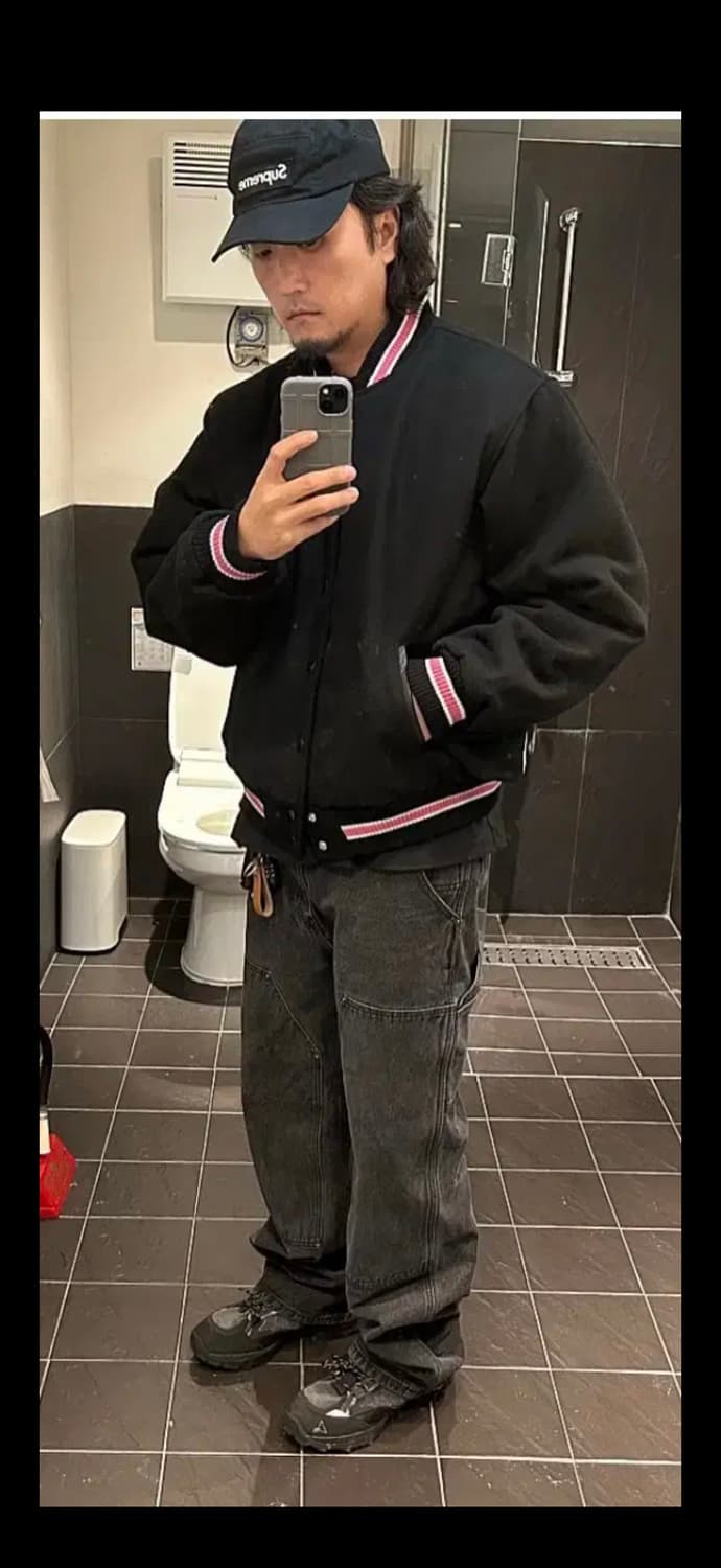 스투시 s토크멜튼바시티자켓 L사이즈 상품이미지2