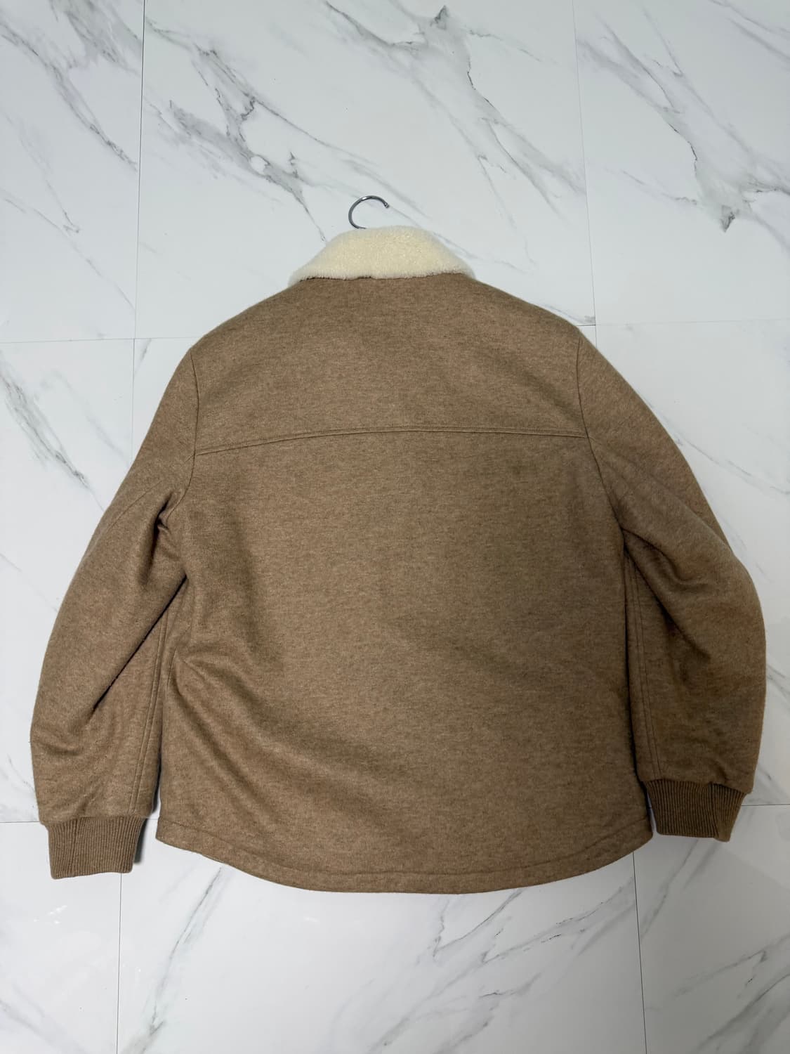 로로피아나 스웨이드 캐시미어 풀시어링 자켓 M 상품이미지3