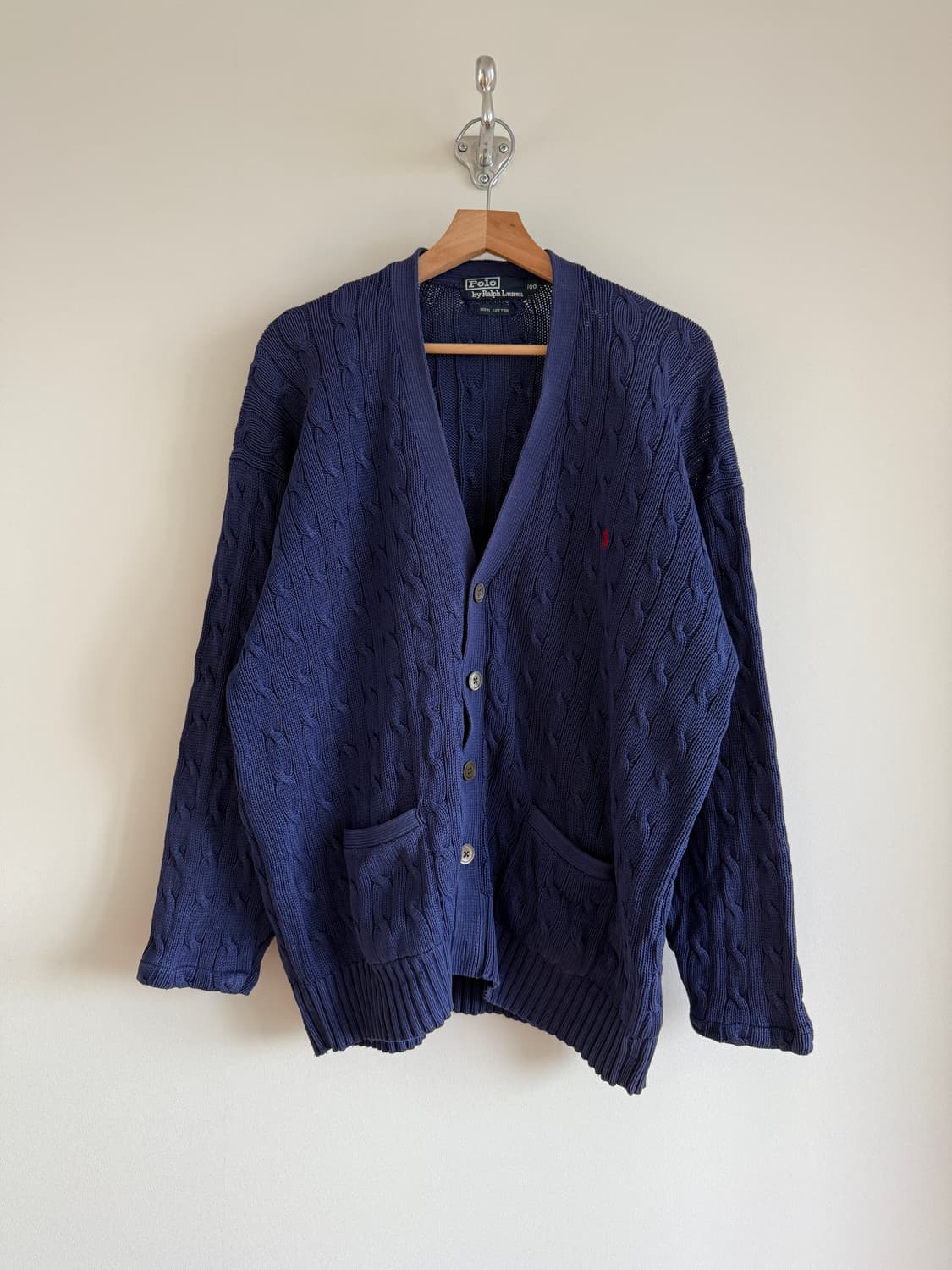 올드 폴로 랄프로렌(Polo Ralph Lauren) 코튼 꽈베기 가디건 상품이미지1