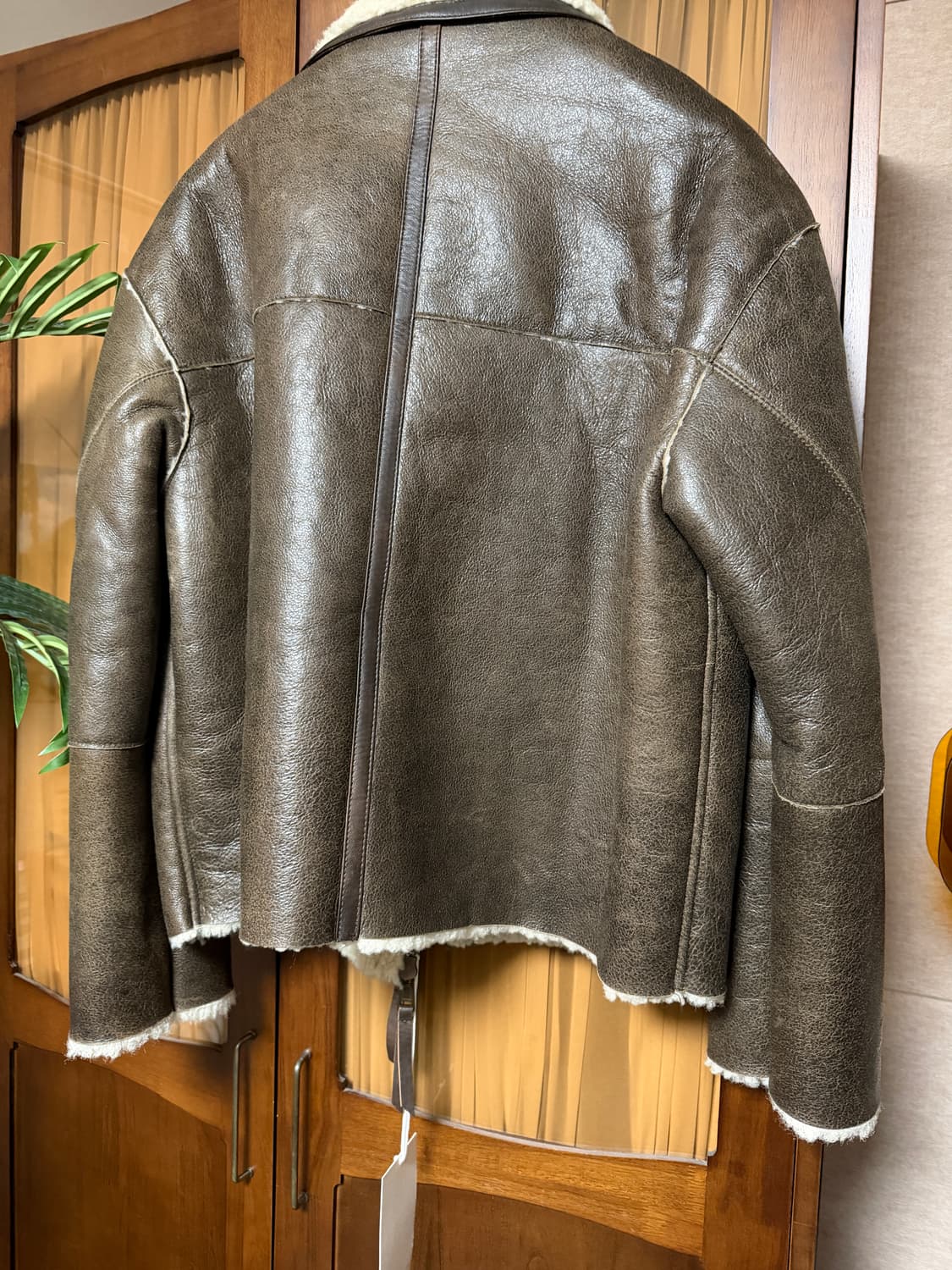 쿠어 램스킨 시어링 무톤자켓 M 상품이미지4