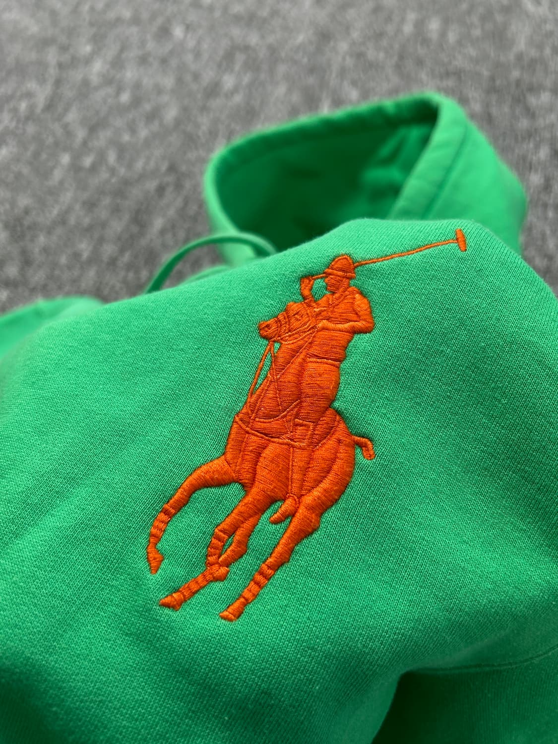 폴로 랄프로렌 그린 빅포니 후드티 M  상품이미지4