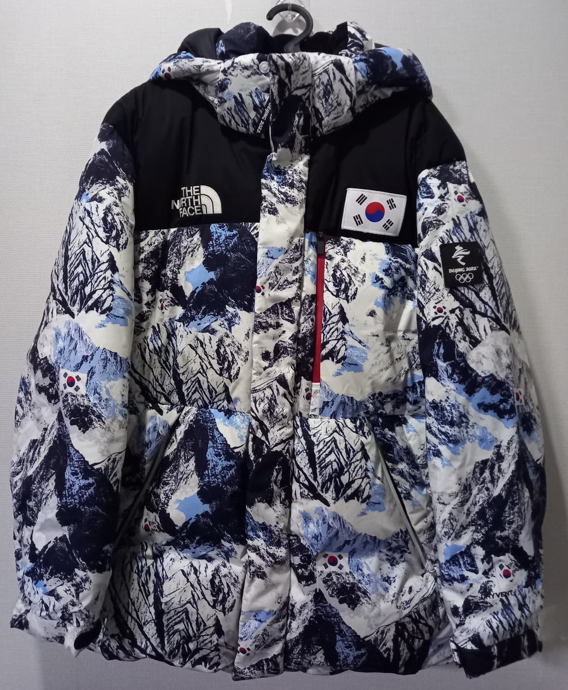 노스페이스 선수지급용 팀코리아 국가대표 베이징올림픽 패딩 105/XL 상품이미지1
