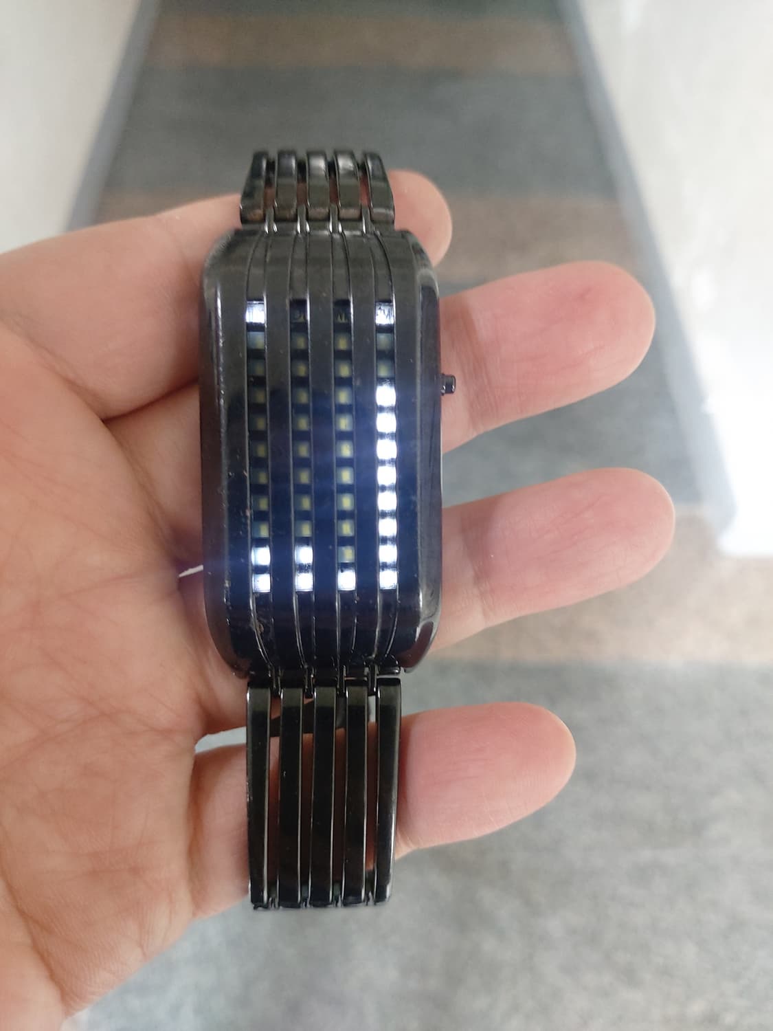 블랙 핌프 LED 디지털 시계  상품이미지1
