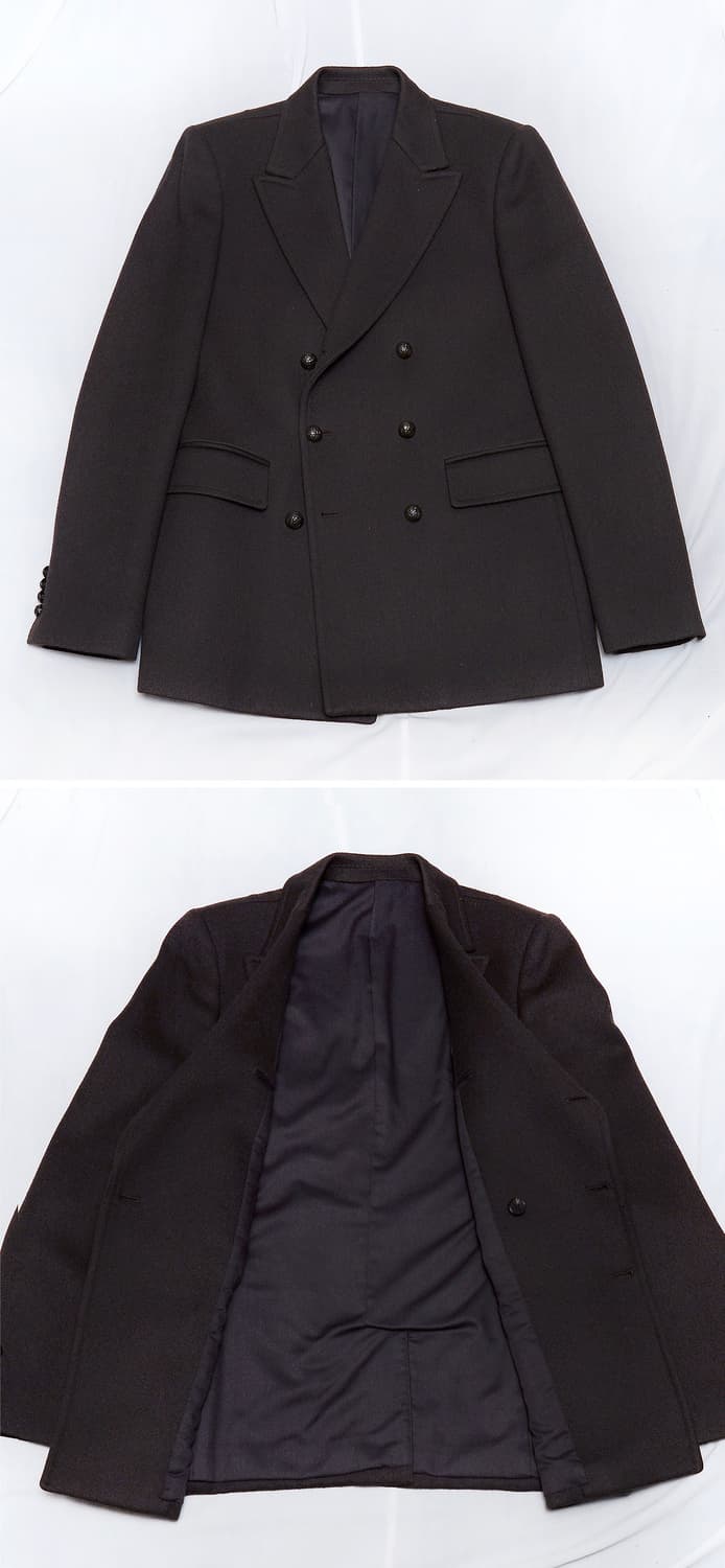 타임옴므 시그니쳐 퓨어울 더블 피코트 블레이저 자켓 (95-100) 상품이미지2