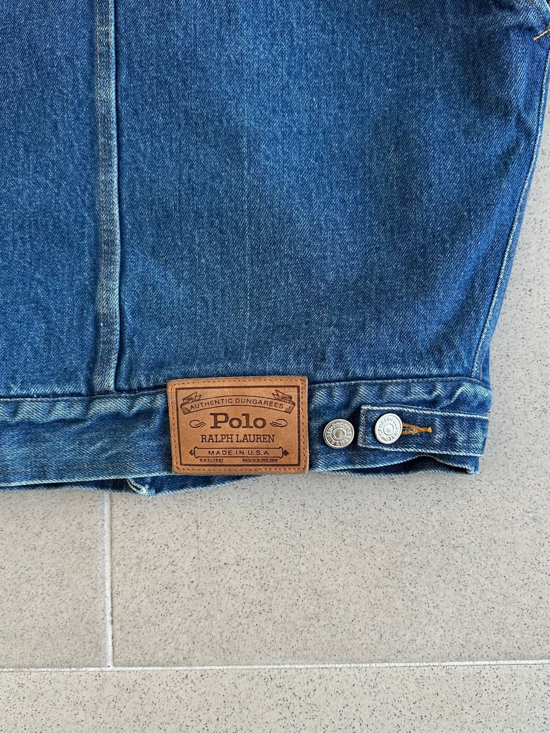 80s 빈티지 폴로 덩가리 자켓 S 상품이미지6