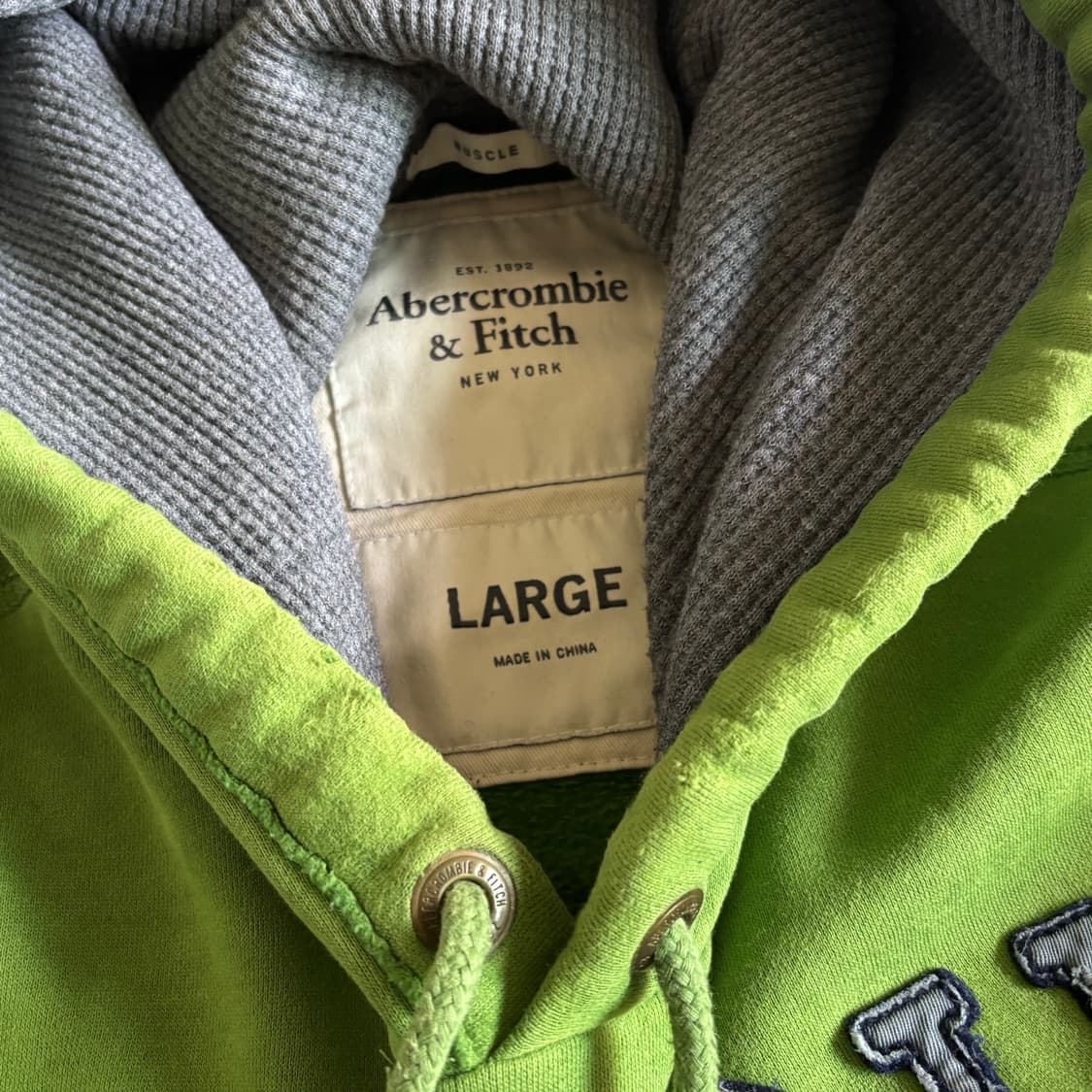 아베크롬비 그린 말차 후드티 상품이미지5