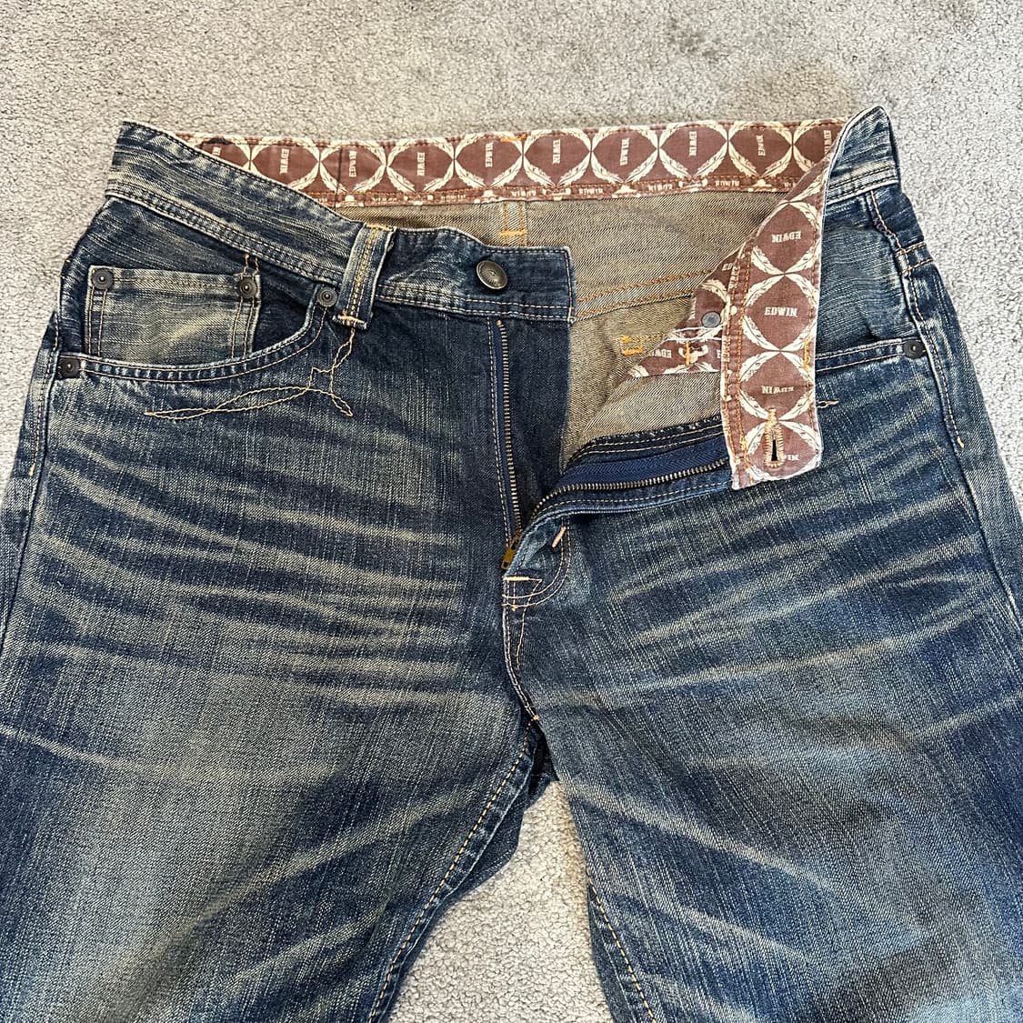 에드윈 XV 웨스턴 플레어 부츠컷 데님(36) 상품이미지5