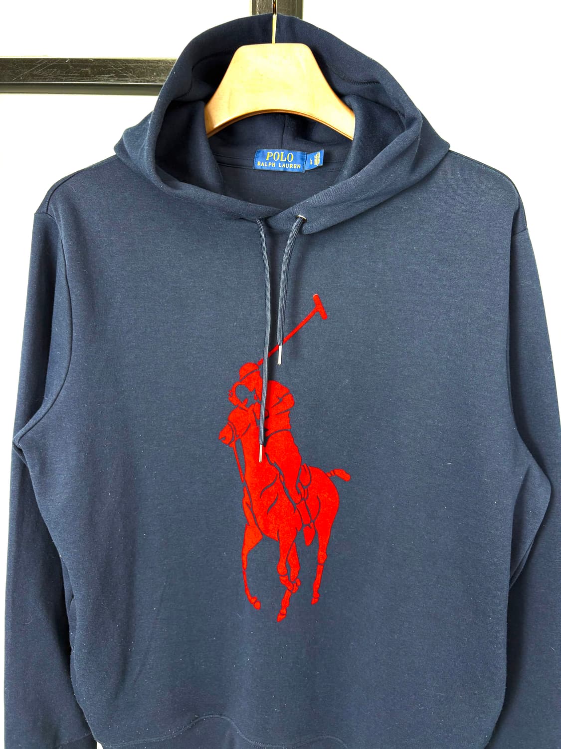 [XL]POLO 네이비 빅포니 후드 티셔츠 상품이미지2