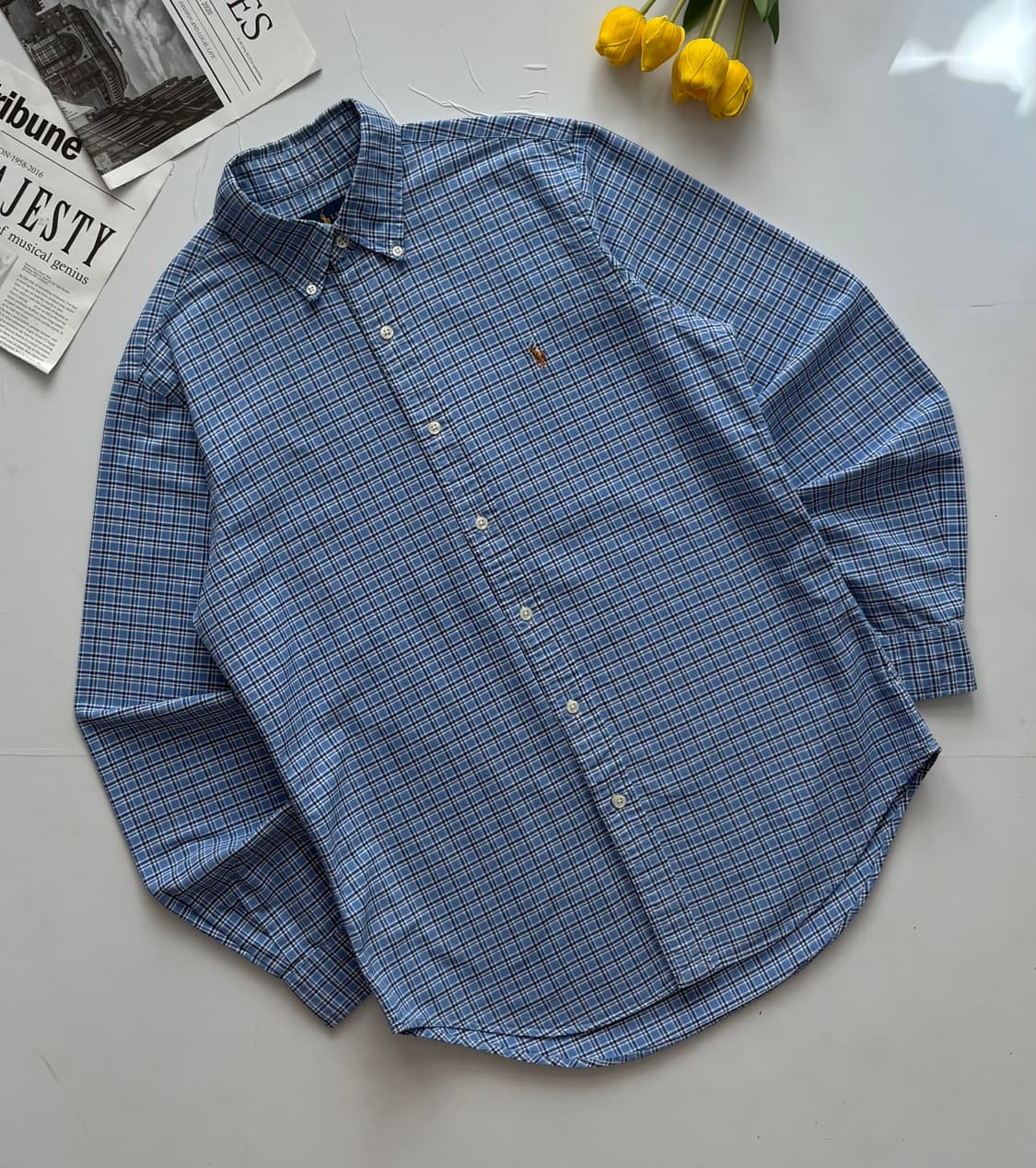 Polo 폴로랄프로렌 멀티 포니 체크 셔츠 상품이미지1