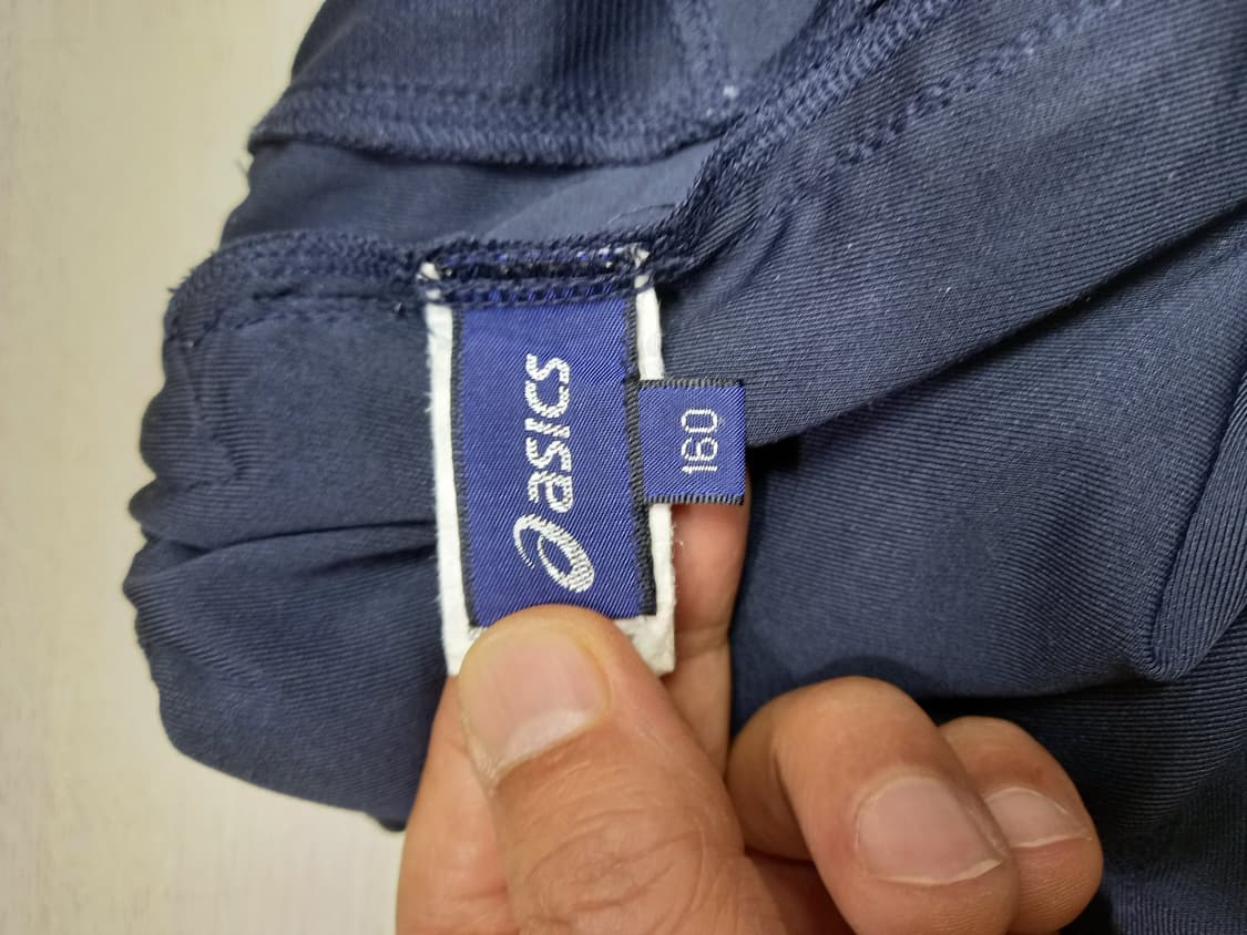 26 asics 봄여름용 스판 트레이닝하의 네이비 26-634 상품이미지6