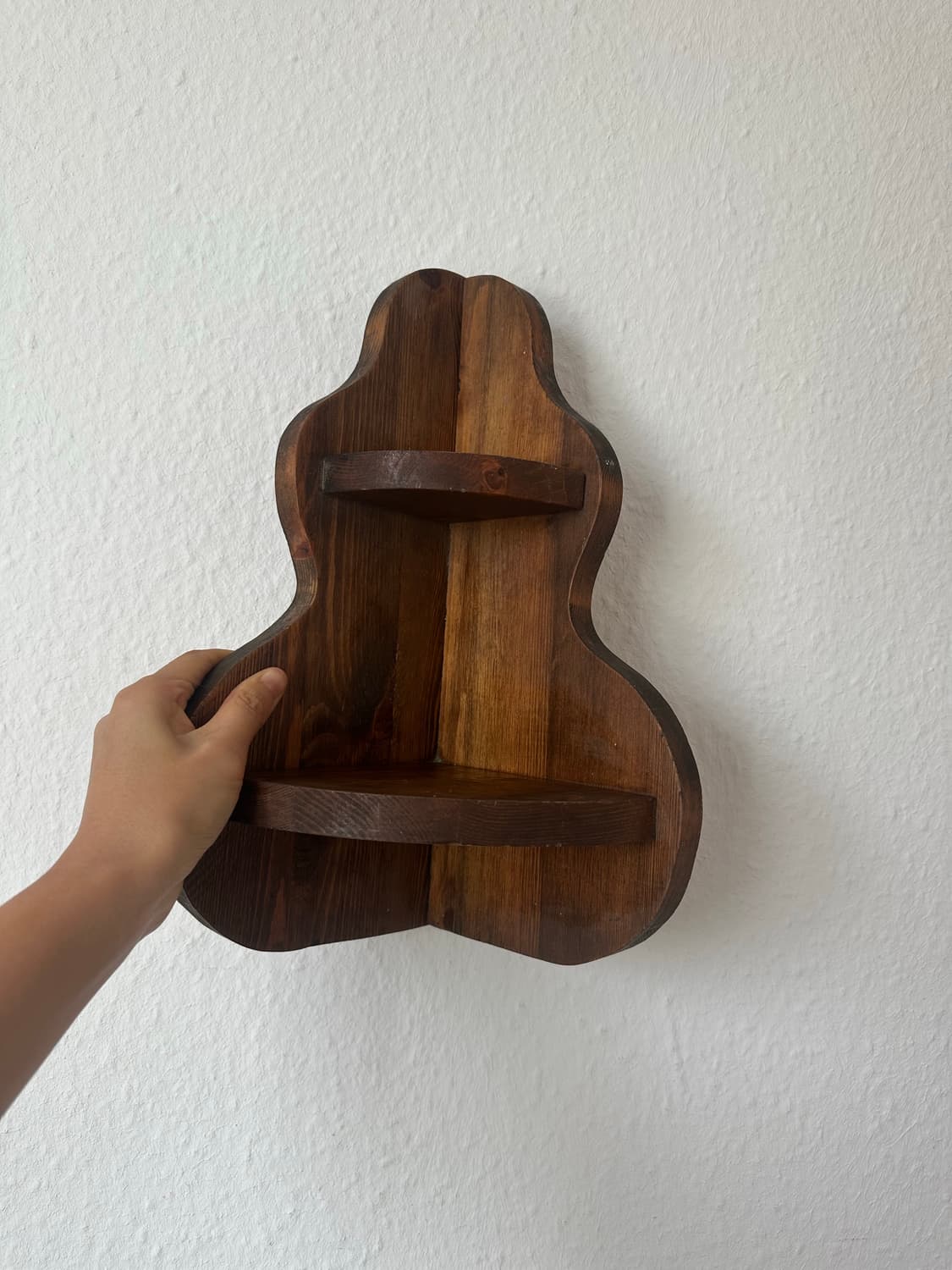 독일)빈티지 우드 모서리선반 상품이미지1